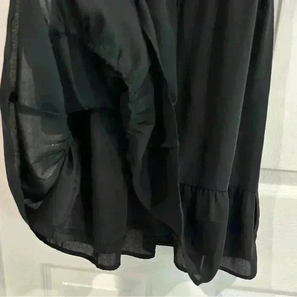 Shinestar Dress SZ S Little Black Dress Halter Lined Fit Flare Party Going Out - Picture 7 of 11